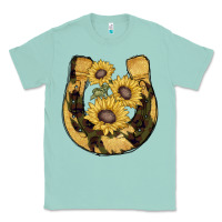 Horseshoe Sunflower Camouflage Classic Tee | Teevron