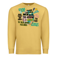 Antique Gold mens mental health matters Premium Sweatshirt - Artiststas
