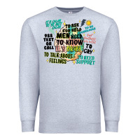 Heather Grey mens mental health matters Premium Sweatshirt - Artiststas