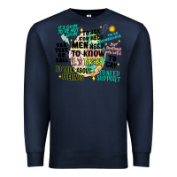 Navy mens mental health matters Premium Sweatshirt - Artiststas