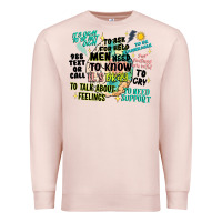 Pale Pink mens mental health matters Premium Sweatshirt - Artiststas