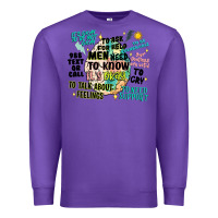 Purple mens mental health matters Premium Sweatshirt - Artiststas