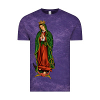 Cloud Purple our lady of guadalupe Vintage Tee - JahusDesignShop