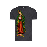 Vintage Black our lady of guadalupe Vintage Tee - JahusDesignShop
