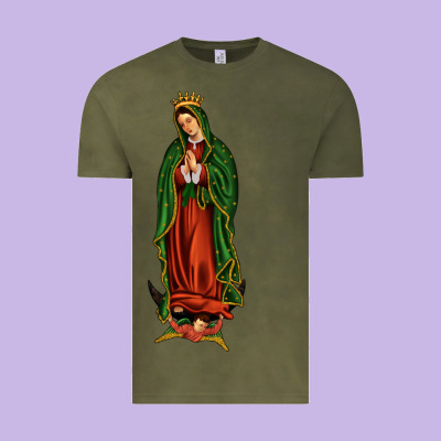 Our Lady Of Guadalupe Vintage Tee Designed By Jahusdesignshop