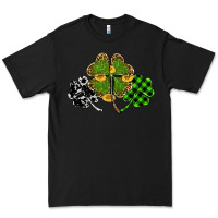 Black st patricks day shamrock gold Premium Tee - RanaPortraitStore
