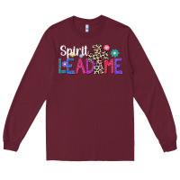 Burgundy spirit lead me Long Sleeve Tee - JahusDesignShop