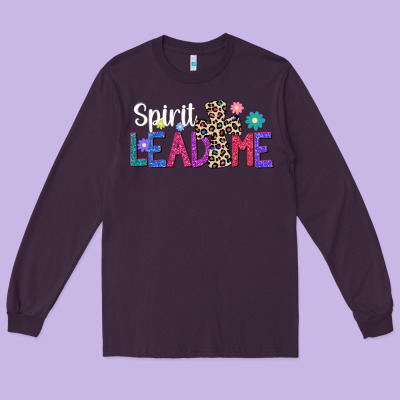 Spirit Lead Me Long Sleeve Tee Designed By Jahusdesignshop