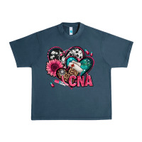 Midnight Navy certified nursing assistant cna hearts Urban Heavy Tee - Jasminsmagicworld