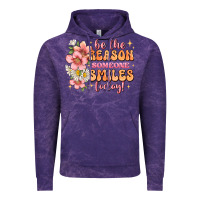 Cloud Purple be the reason someone smiles today Vintage Hoodie - JahusDesignShop