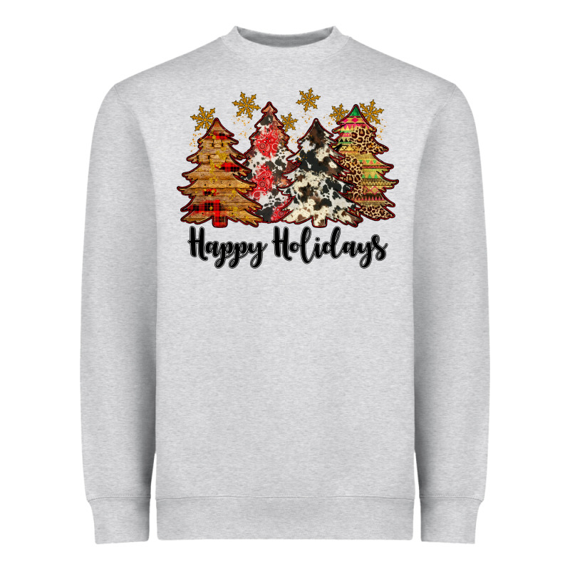 Happy Holidays Heavyweight Sweatshirt by JahusDesignShop | Teevron