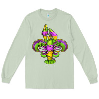Matcha mardi gras crawfish fleur de lis Long Sleeve Tee - Jasminsmagicworld