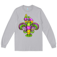 Moon Dust mardi gras crawfish fleur de lis Long Sleeve Tee - Jasminsmagicworld