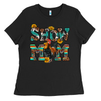 Black show mom rooster Ladies Tee - RanaPortraitStore