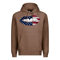 Chestnut Lips American Flag Premium Hoodie - Bettercallsaul
