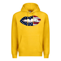 Lemon Lips American Flag Premium Hoodie - Bettercallsaul