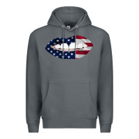 Rock Lips American Flag Premium Hoodie - Bettercallsaul