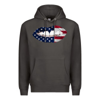 Smoke Lips American Flag Premium Hoodie - Bettercallsaul