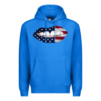 True Royal Lips American Flag Premium Hoodie - Bettercallsaul
