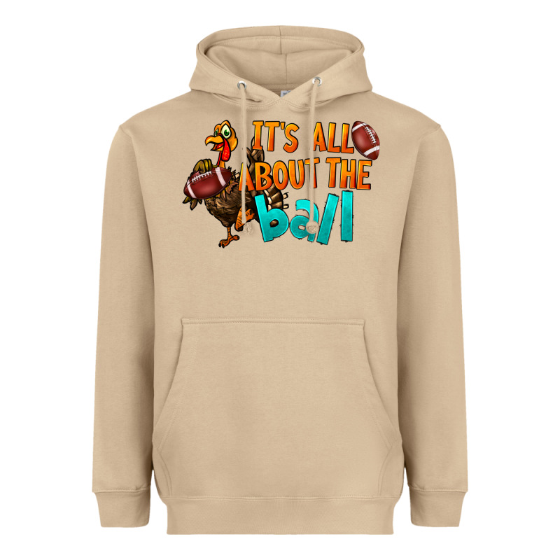 It's All About The Ball Heavyweight Hoodie by LillyAllenDesigns | Teevron