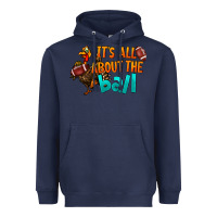 Navy It's All About The Ball Heavyweight Hoodie - LillyAllenDesigns