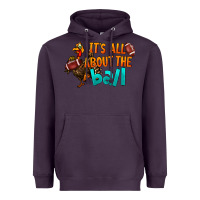Plum It's All About The Ball Heavyweight Hoodie - LillyAllenDesigns