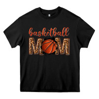 Black basketball mom Heavy Core Tee - texasbilliewilder