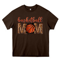 Chocolate Brown basketball mom Heavy Core Tee - texasbilliewilder