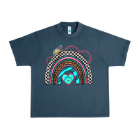 Midnight Navy race rainbow Urban Heavy Tee - AdoDesignShop