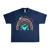 Navy race rainbow Urban Heavy Tee - AdoDesignShop
