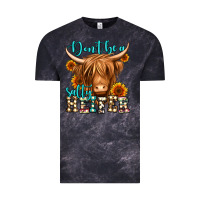 Cloud Black don't be a salty heifer long haired cow Vintage Tee - Jasminsmagicworld