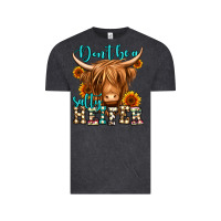 Vintage Black don't be a salty heifer long haired cow Vintage Tee - Jasminsmagicworld