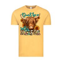Vintage Mustard don't be a salty heifer long haired cow Vintage Tee - Jasminsmagicworld