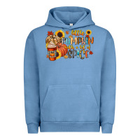 Pigment Pebble Blue little pumpkin with a lot of spice Urban Hoodie - CowGirlArtShop