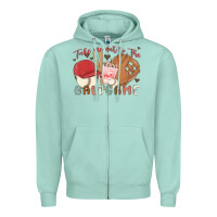 Seafoam take me out to the ballgame Zipper Hoodie - MaliasSmallBusiness