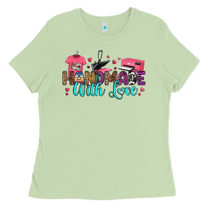 Handmade With Love Ladies Tee by RanaPortraitStore | Teevron