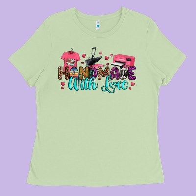 Ladies Tee handmade with love