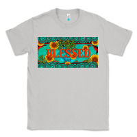 Moon Dust blessed turquoise gemstone cactus and sunflower licanse plate Classic Tee - Artiststas