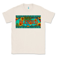 Natural blessed turquoise gemstone cactus and sunflower licanse plate Classic Tee - Artiststas