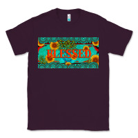 Plum blessed turquoise gemstone cactus and sunflower licanse plate Classic Tee - Artiststas