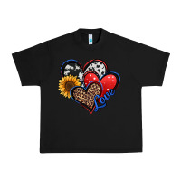 Black 4th of july american hearts Urban Heavy Tee - Jasminsmagicworld
