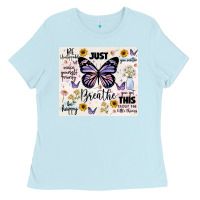 Just Breathe Ladies Tee | Teevron
