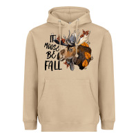 Mushroom It Moose Be Fall Heavyweight Hoodie - LillyAllenDesigns