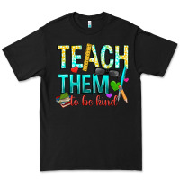 Black teach them to be kind Premium Tee - texasbilliewilder