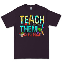 Plum teach them to be kind Premium Tee - texasbilliewilder