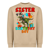Mushroom sister of the birthday boy t rex Heavyweight Sweatshirt - Artiststas