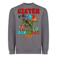 Storm sister of the birthday boy t rex Heavyweight Sweatshirt - Artiststas