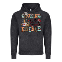 Vintage Black cooking is love made edible Vintage Hoodie - AdoDesignShop