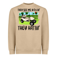 Mushroom they see me rollin' they hattin' Heavyweight Sweatshirt - Artiststas