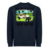 Navy they see me rollin' they hattin' Heavyweight Sweatshirt - Artiststas